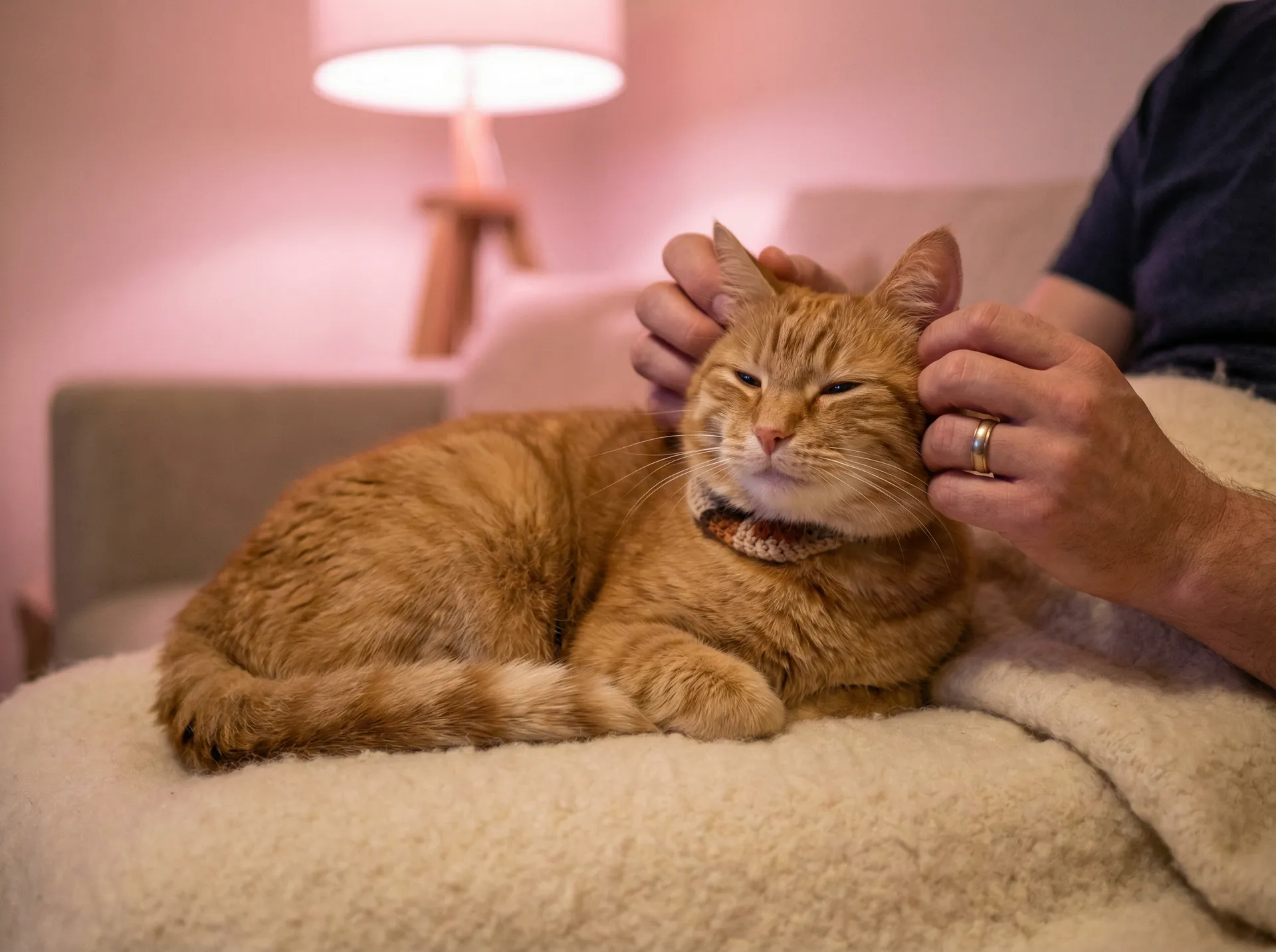 猫咪被温柔抚摸的幸福时刻 - 免费高清电影下载