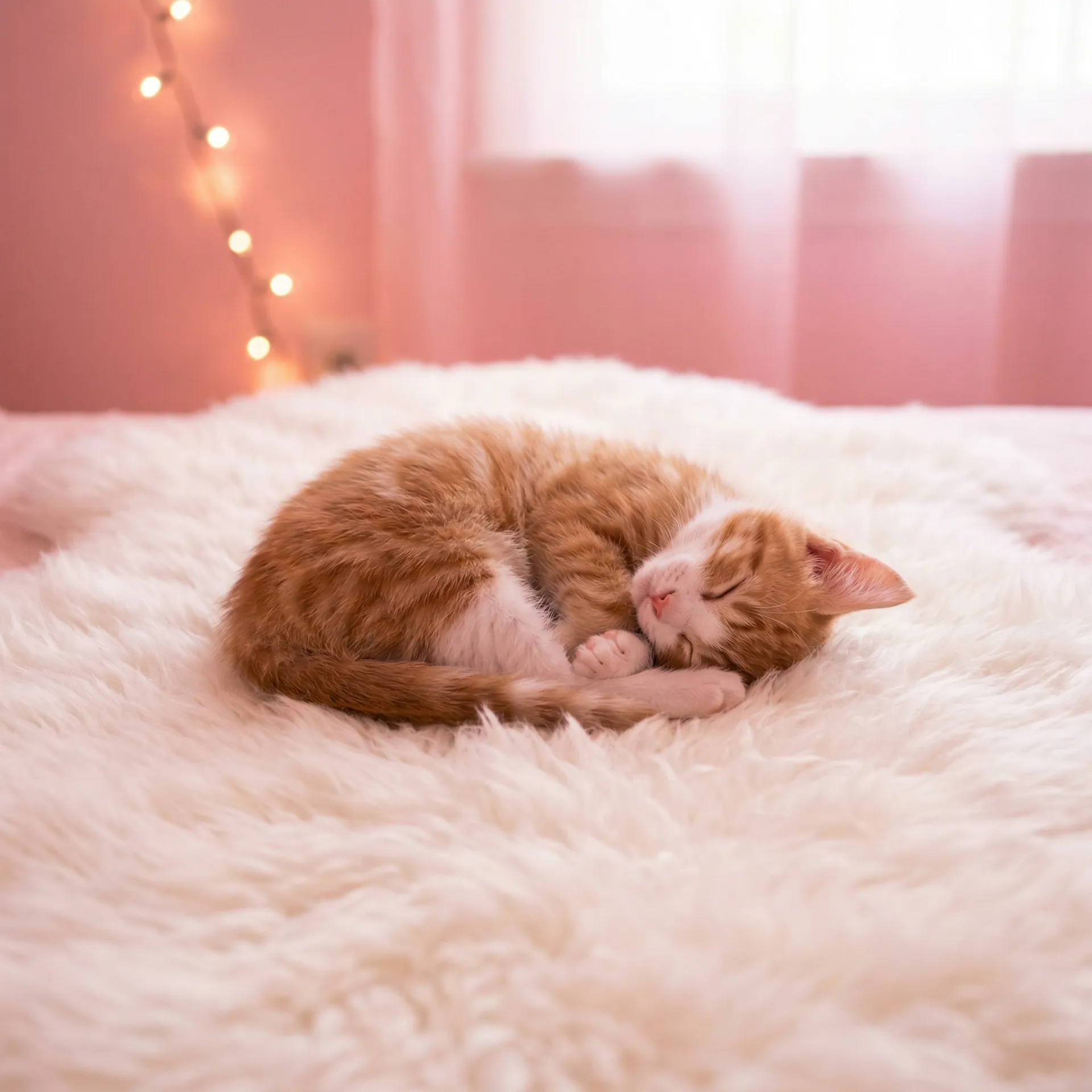 小猫蜷成一团入睡 - 免费高清电影下载